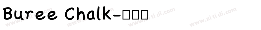 Buree Chalk字体转换